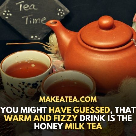 Warm Honey Milk Tea