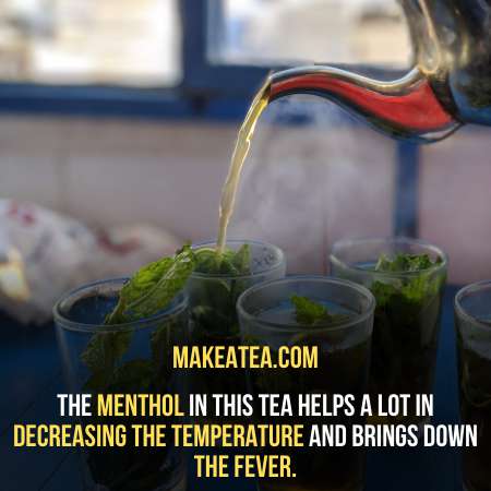 menthol is best to decrease temperature.
