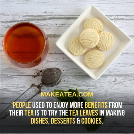 Tea Infused Recipes with Desserts