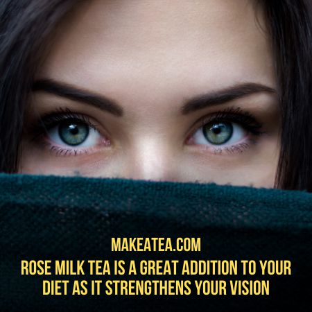 Rose Milk Tea protects your vision