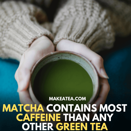 A cup of Matcha green tea as a diuretic