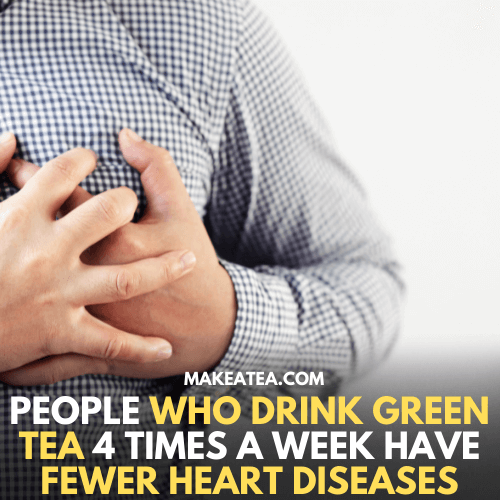 A man with stroke trying to prevent it with drinking green tea