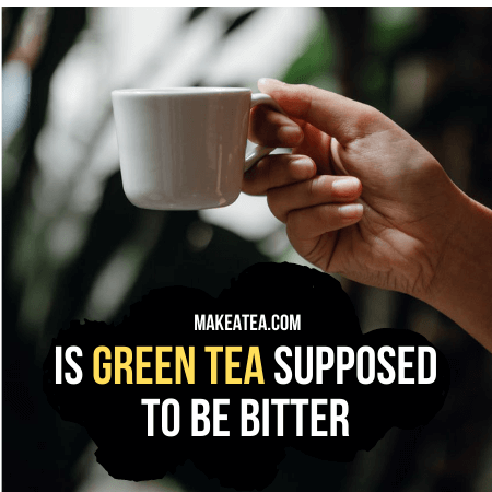 A cup of green tea