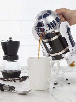 0bd3a23d-df6a-4e48-b930-0bed0c4bb25b.jpg Moka Hand Coffee Maker Robot Coffee Pot Machine French Press Pot 24cm High Stainless Steel Glass