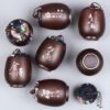 Ceramic Tea Caddy Gift Box Firewood Sealed Tin Small Tea Packaging Box