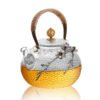 Hammer Pattern Brocade Flower Tea Pot Fruit Tea Pot Household Water Pot