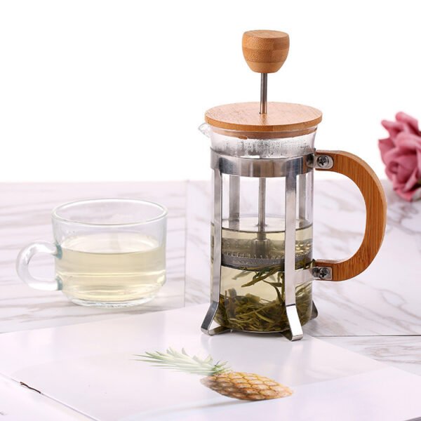 1612850455976.jpg Hand Pressure Coffee Pot Tea Maker Household Teapot Health Flower Teapot