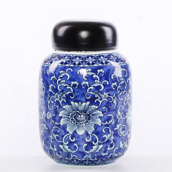 Blue And White Tea Box Ceramic Tea Box