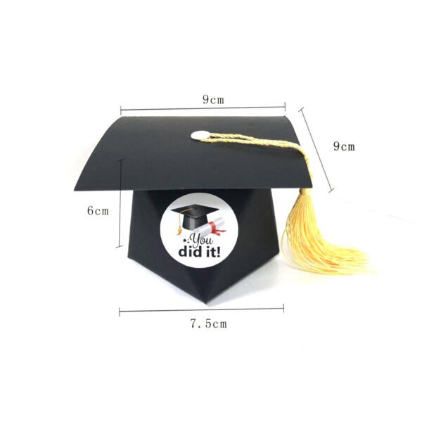 Bachelor Hat Box Graduation Celebration Party Candy Box Wedding Candy Box