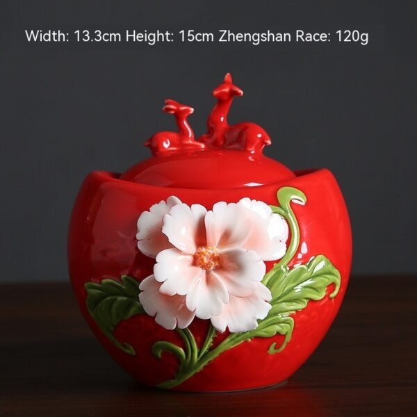 Hand-made Porcelain Sealed Tea Pot