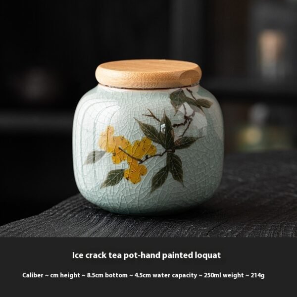 Chinese Calligraphy Tea Pot Ceramic Mini