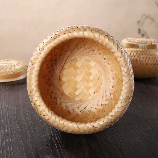 256372d5-9737-4d0b-b251-ea09fdd644dc.jpg Bamboo Woven Tea Pot Gift Box