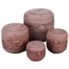 Rattan storage box Qizi cake tea box