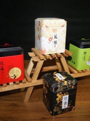 308913966550.jpg Mini Tin Box Square Tea Caddy