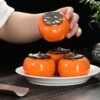 Jingdezhen ceramic persimmon tea pot