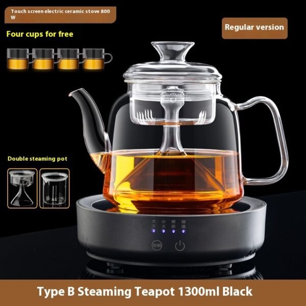 6ec6ba31-cef6-45f7-8702-9c1b506c0eeb_trans.jpeg Glass Pot With Dedicated Steaming Pot For Brewing Tea