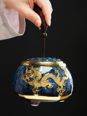 71c9841f-3d13-4c14-bb27-006e2ca47a00.jpg Golden Inlaid Jade Tea Pot Kung Fu Tea Set Large Sealed Tea Pot