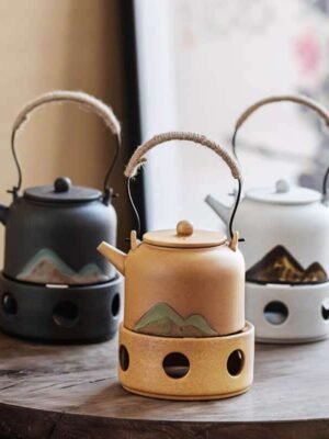 99e56206-3ec3-4b44-b3ed-553e41124af7.jpg Japanese Style Warm Tea Stove Pot Ceramic Tea Set