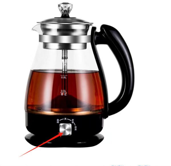 9aa3a76e-2809-490a-831a-82bd3577f5e7.jpg 1L Automatic Steam Tea Maker Insulation Household Glass Electric Kettle