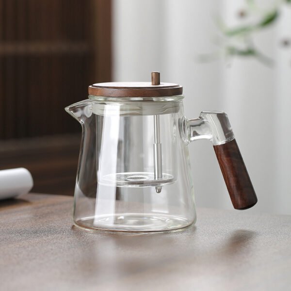 O1CN01JjKEnE1YpyMabPdTT_2212057473109-0-cib.jpg Tea Separation Pot Walnut Handle