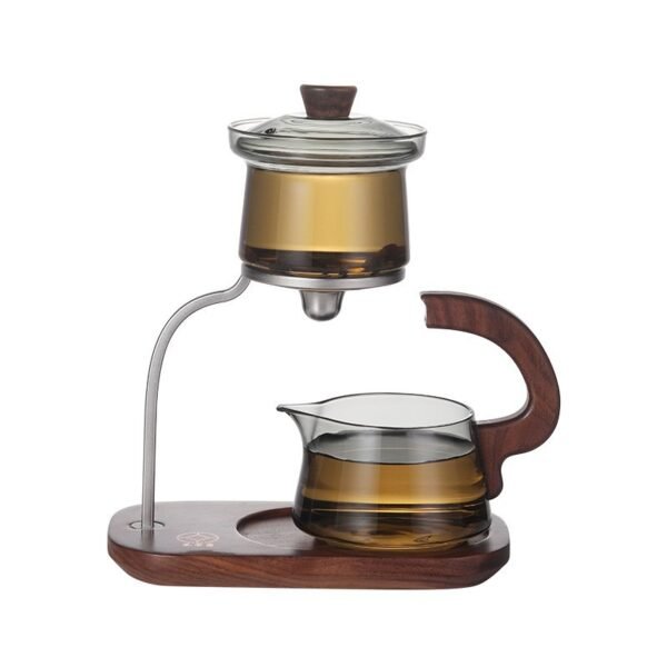 O1CN01rcuUHq1MRRjKwUo6w_2215897181431-0-cib.jpg Lazy Tea Making Pot Glass Teapot Automatic Tea Set