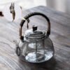 Glass Cooking Kettle Electric Ceramic Stove Household Tea Set Small Health Preservation Tea-boiling Stove Suit
