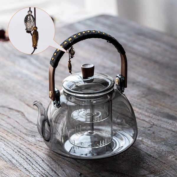 Glass Cooking Kettle Electric Ceramic Stove Household Tea Set Small Health Preservation Tea-boiling Stove Suit