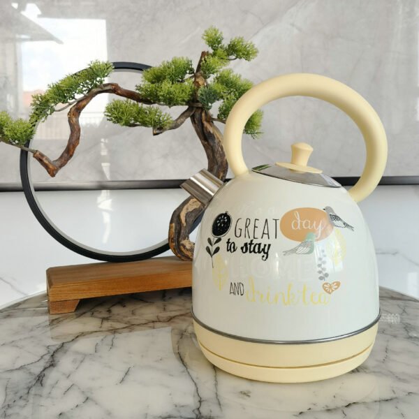 b58b1d67-54c6-47fe-9a91-7396c974620b.jpg Painted Paint Vintage Electric Kettle Electric Tea Burning Stainless Steel Home Appliance