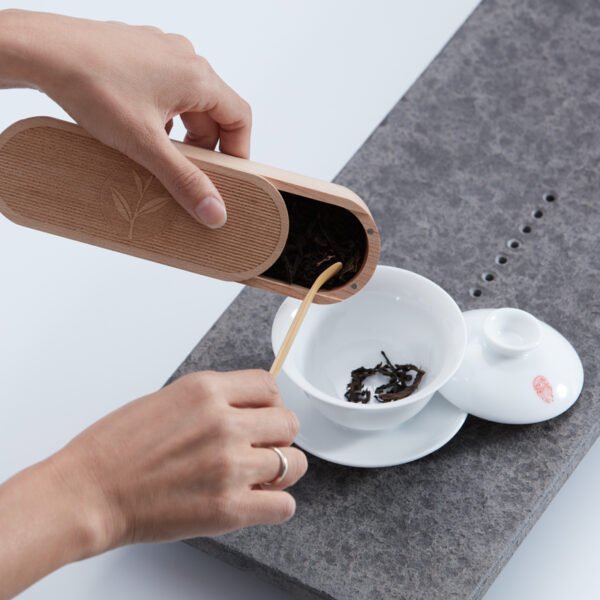 b61cab87-fa7b-4fb6-9e98-e8be9fee3d4f.jpg Wooden Portable Small Tea Box, Long Storage, Travel Portable Tea Box