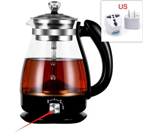 cf5e84d8-b97e-4493-ad5c-27925e354d0b.jpg 1L Automatic Steam Tea Maker Insulation Household Glass Electric Kettle