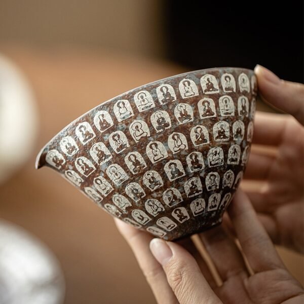 Dunhuang Buddha Silver Gilded Pitcher Tea Pitcher Household Tea Brewing