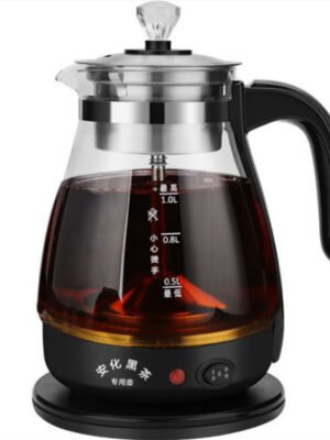 1L Automatic Steam Tea Maker Insulation Household Glass Electric Kettle