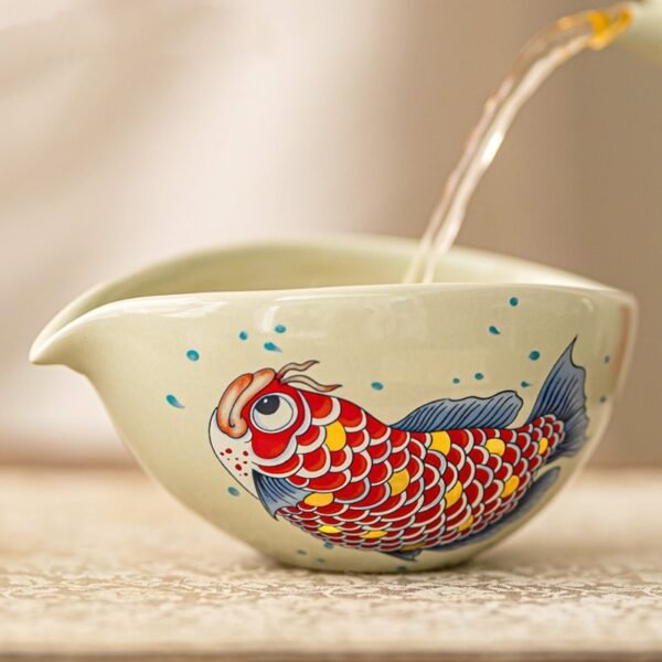 Prosperous Arowana Tea Pot Pitcher