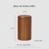 Titanium Aluminum Alloy Tea Box Storage Portable Small Tea Jar