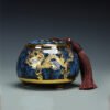 ecde7113-3c07-4fda-81fc-2b7319666cde.jpg Golden Inlaid Jade Tea Pot Kung Fu Tea Set Large Sealed Tea Pot