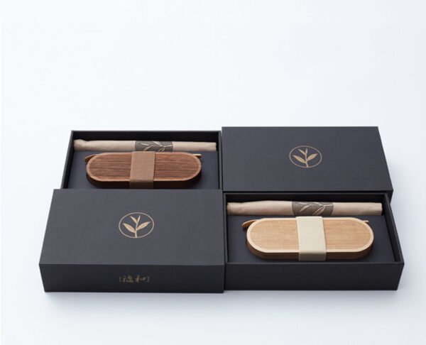 ed6b8f61-bfed-40a8-a752-1f518d32a847.jpg Wooden Portable Small Tea Box, Long Storage, Travel Portable Tea Box