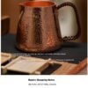 Pure Copper Pitcher Tea Pitcher Handmade Beating