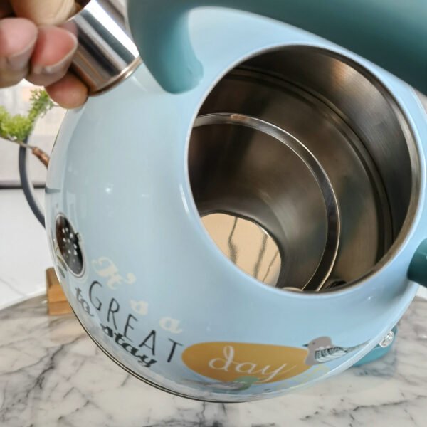 f882c24e-8496-486f-8e96-5ea89eaf46f0.jpg Painted Paint Vintage Electric Kettle Electric Tea Burning Stainless Steel Home Appliance